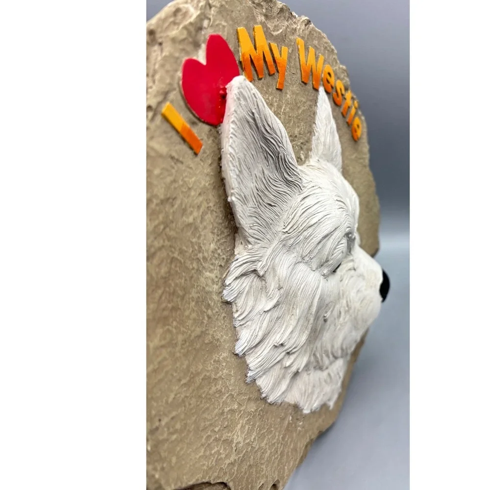 Spoonique Westie‎ Stepping Stone I Love My Westie Dog Garden Wall Art Decor